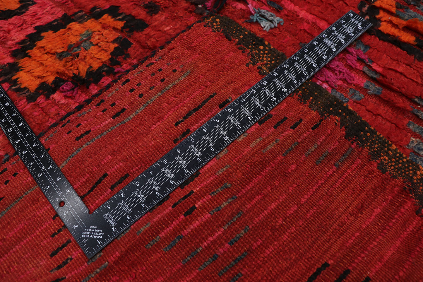 6 x 9 Vintage Red Moroccan Rug 21429