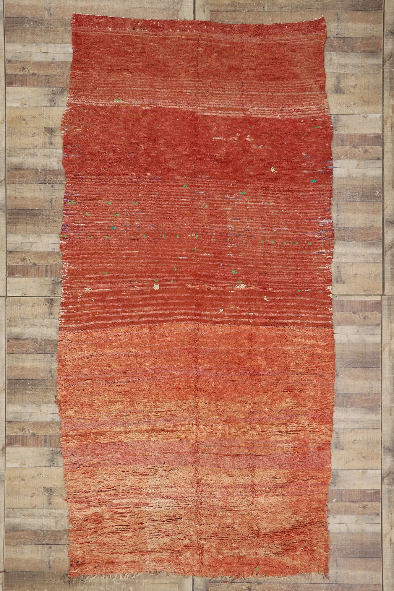 6 x 12 Vintage Red Moroccan Rug 21430