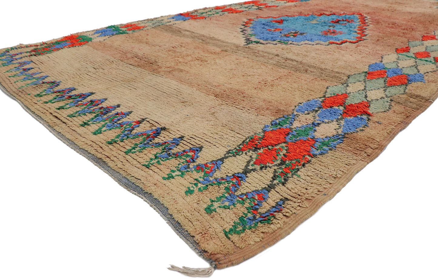 6 x 12 Vintage Boujad Moroccan Rug 21441