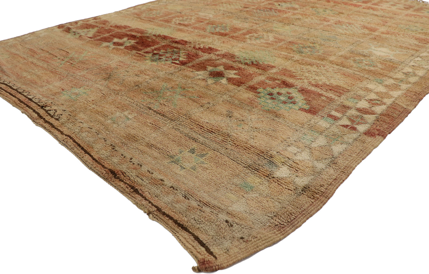 7 x 9 Vintage Beni MGuild Moroccan Rug 21442