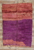 6 x 9 Vintage Purple Beni Mrirt Moroccan Rug 21445