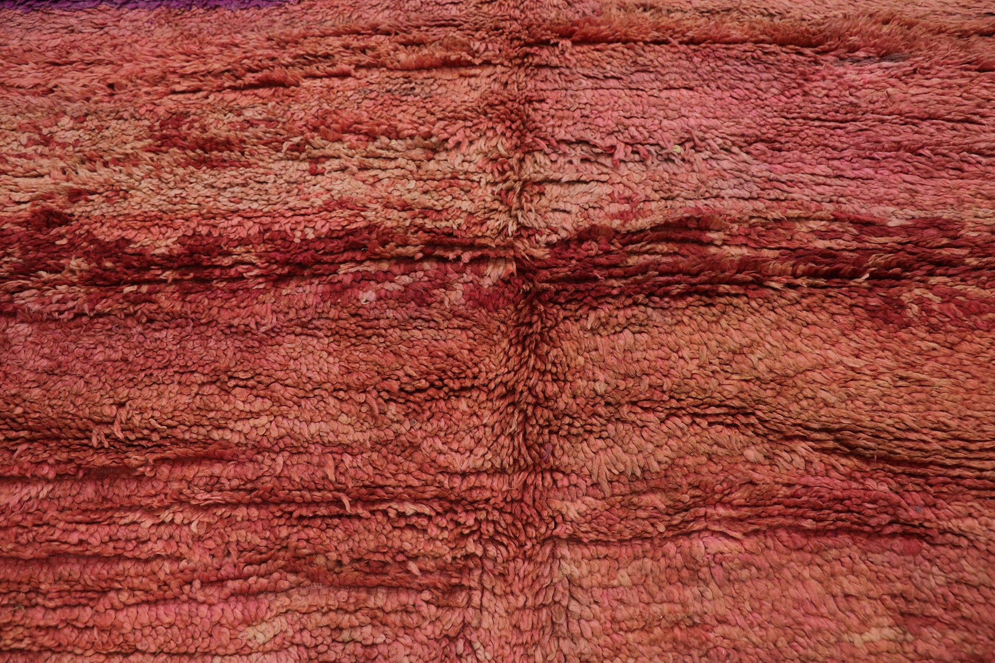 6 x 9 Vintage Purple Beni Mrirt Moroccan Rug 21445
