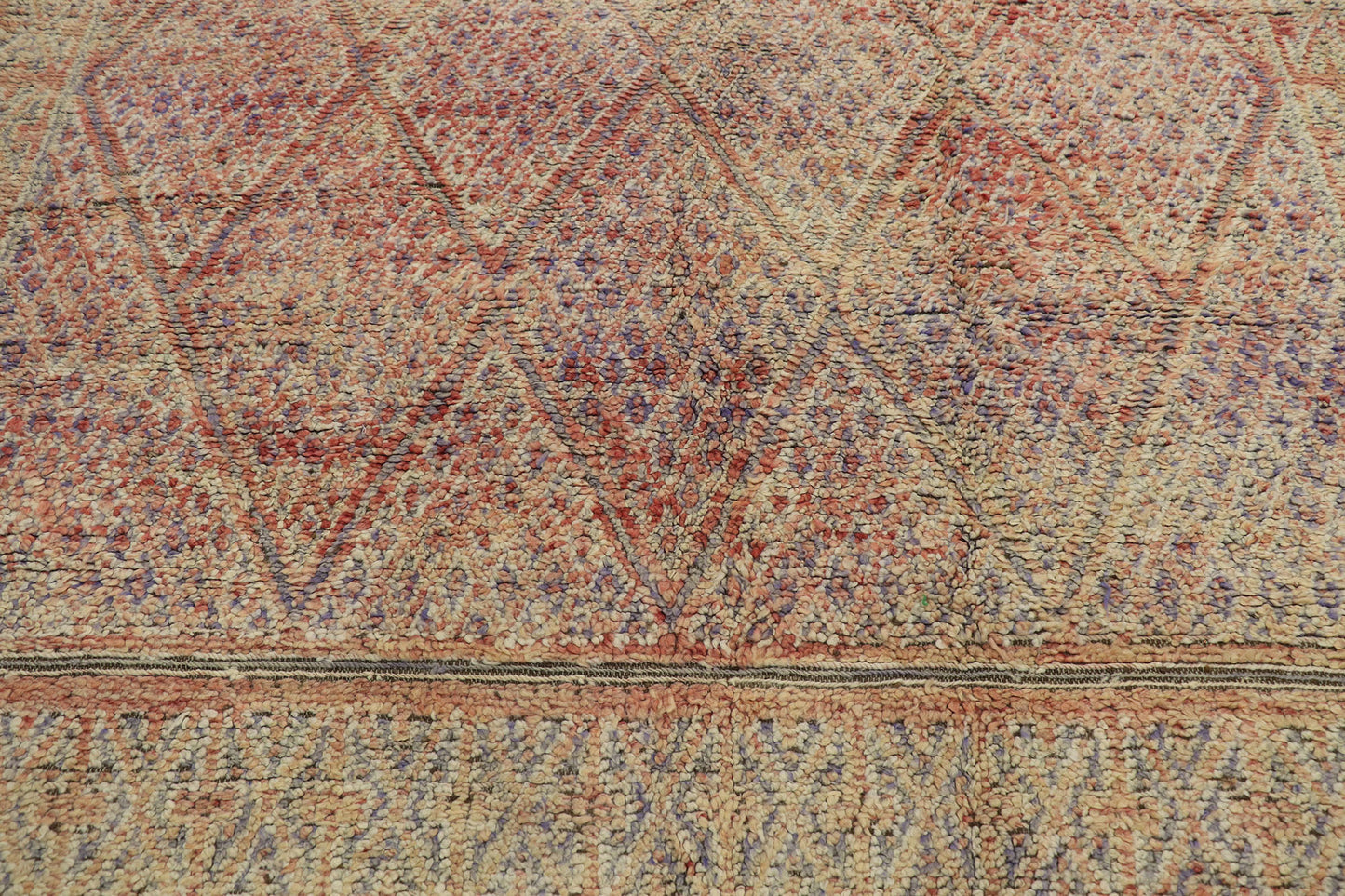 7 x 9 Vintage Beni MGuild Moroccan Rug 21446