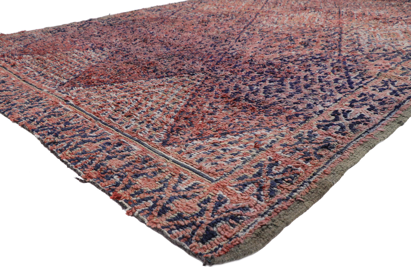 7 x 10 Vintage Zayane Moroccan Rug 21447