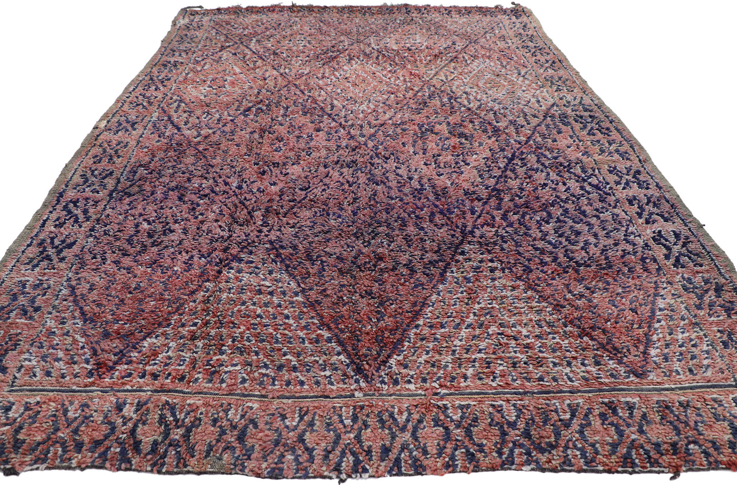 7 x 10 Vintage Zayane Moroccan Rug 21447