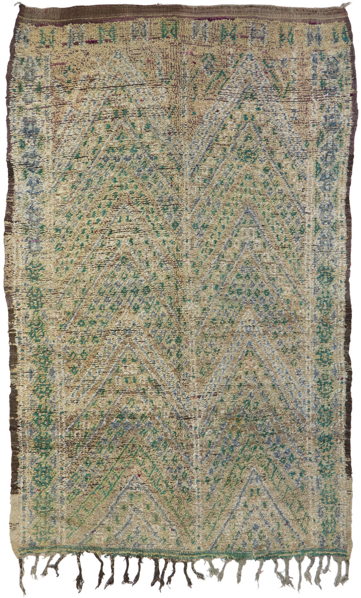 6 x 9 Vintage Beni MGuild Moroccan Rug 21450