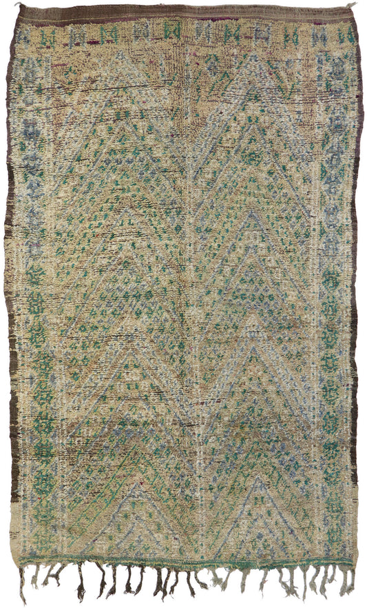 6 x 9 Vintage Beni MGuild Moroccan Rug 21450