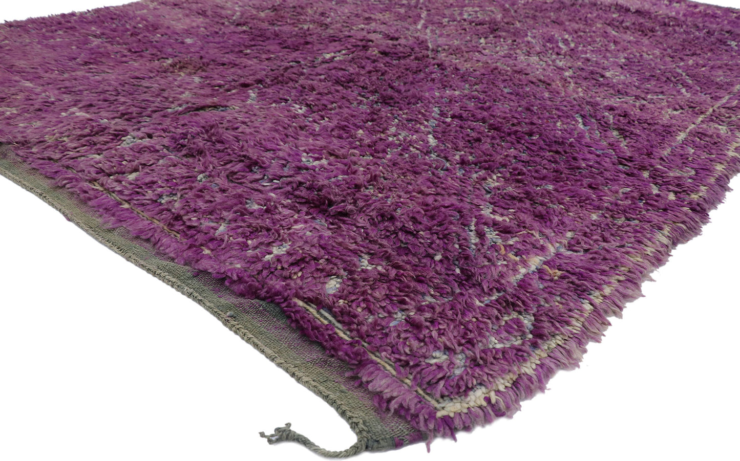 7 x 9 Vintage Purple Moroccan Rug 21453