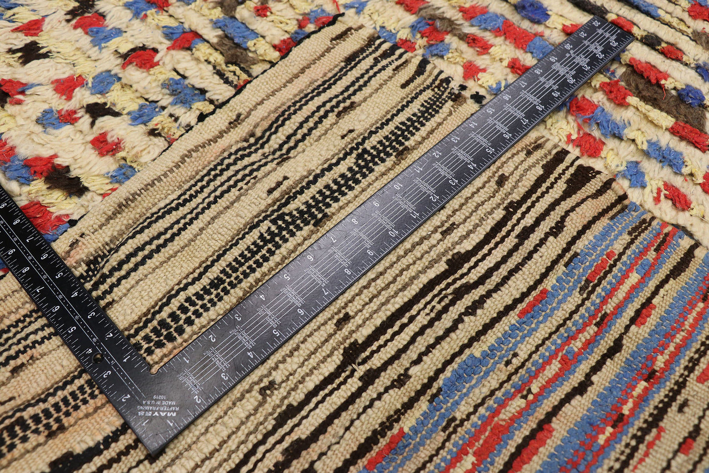 5 x 10 Vintage Moroccan Azilal Rug 21455