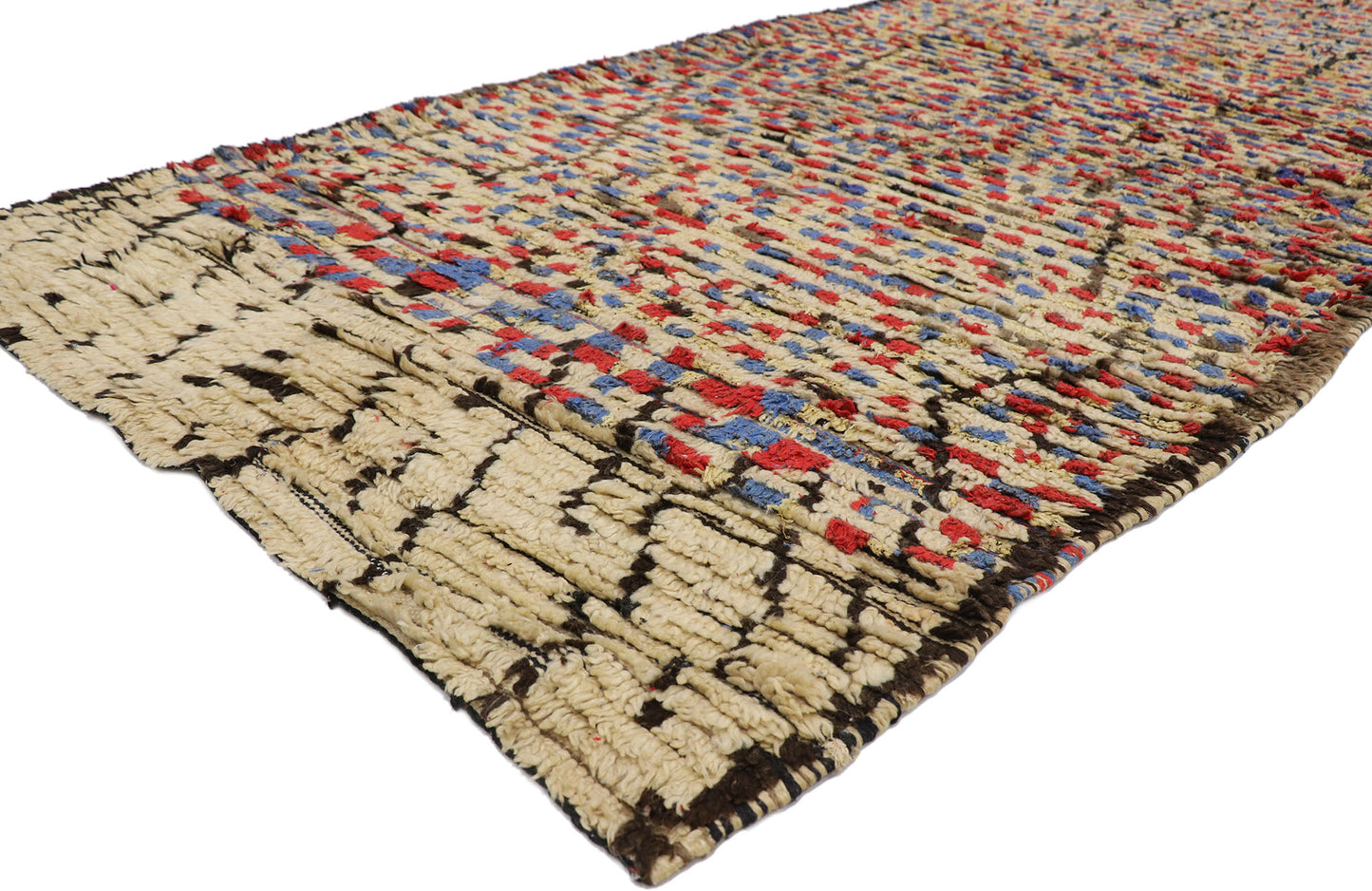 5 x 10 Vintage Moroccan Azilal Rug 21455
