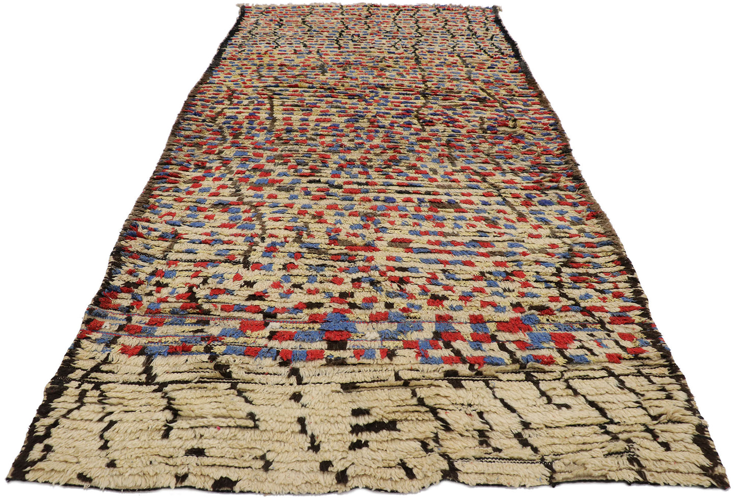 5 x 10 Vintage Moroccan Azilal Rug 21455