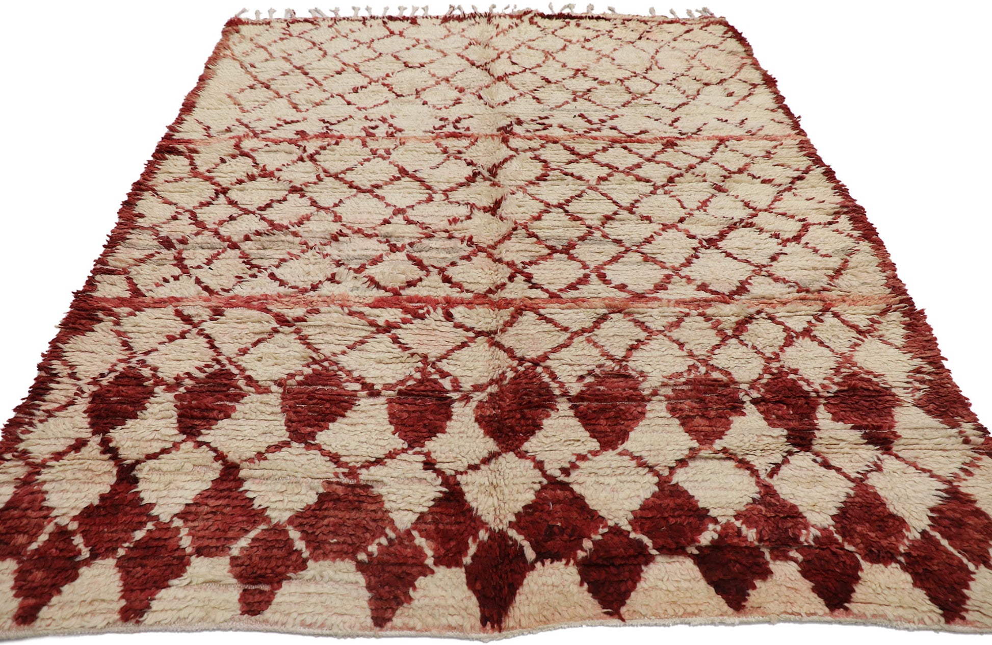 6 x 8 Vintage Moroccan Azilal Rug 21458