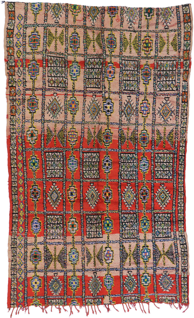 6 x 10 Vintage Boujad Moroccan Rug 21462