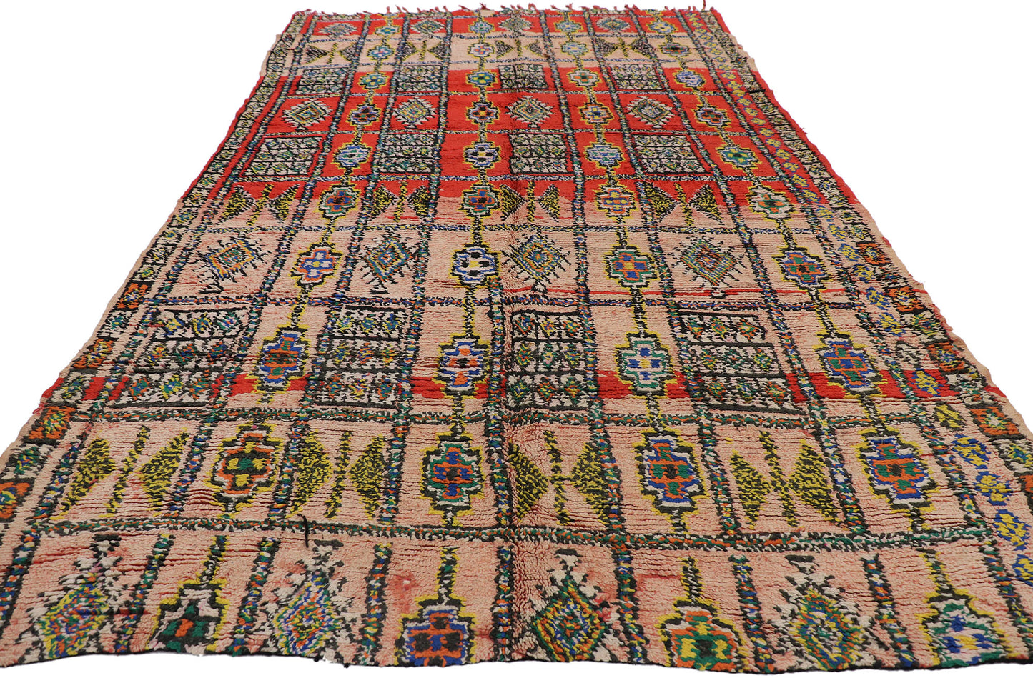 6 x 10 Vintage Boujad Moroccan Rug 21462