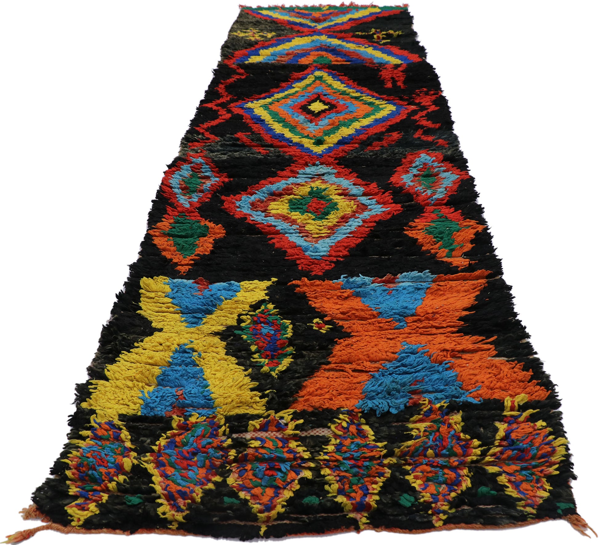 3 x 10 Vintage Boujad Moroccan Runner 21469