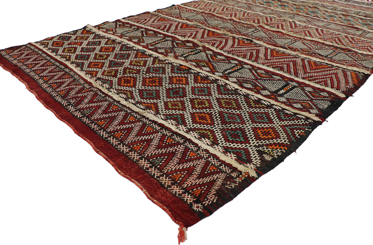 5 x 8 Vintage Zemmour Moroccan Kilim Rug 21471