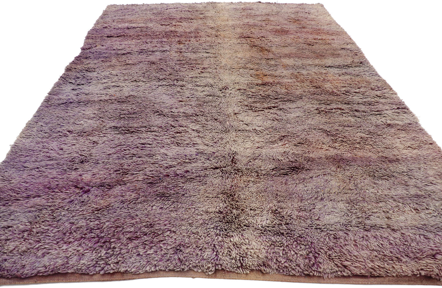 7 x 11 Vintage Purple Beni Mrirt Moroccan Rug 21474