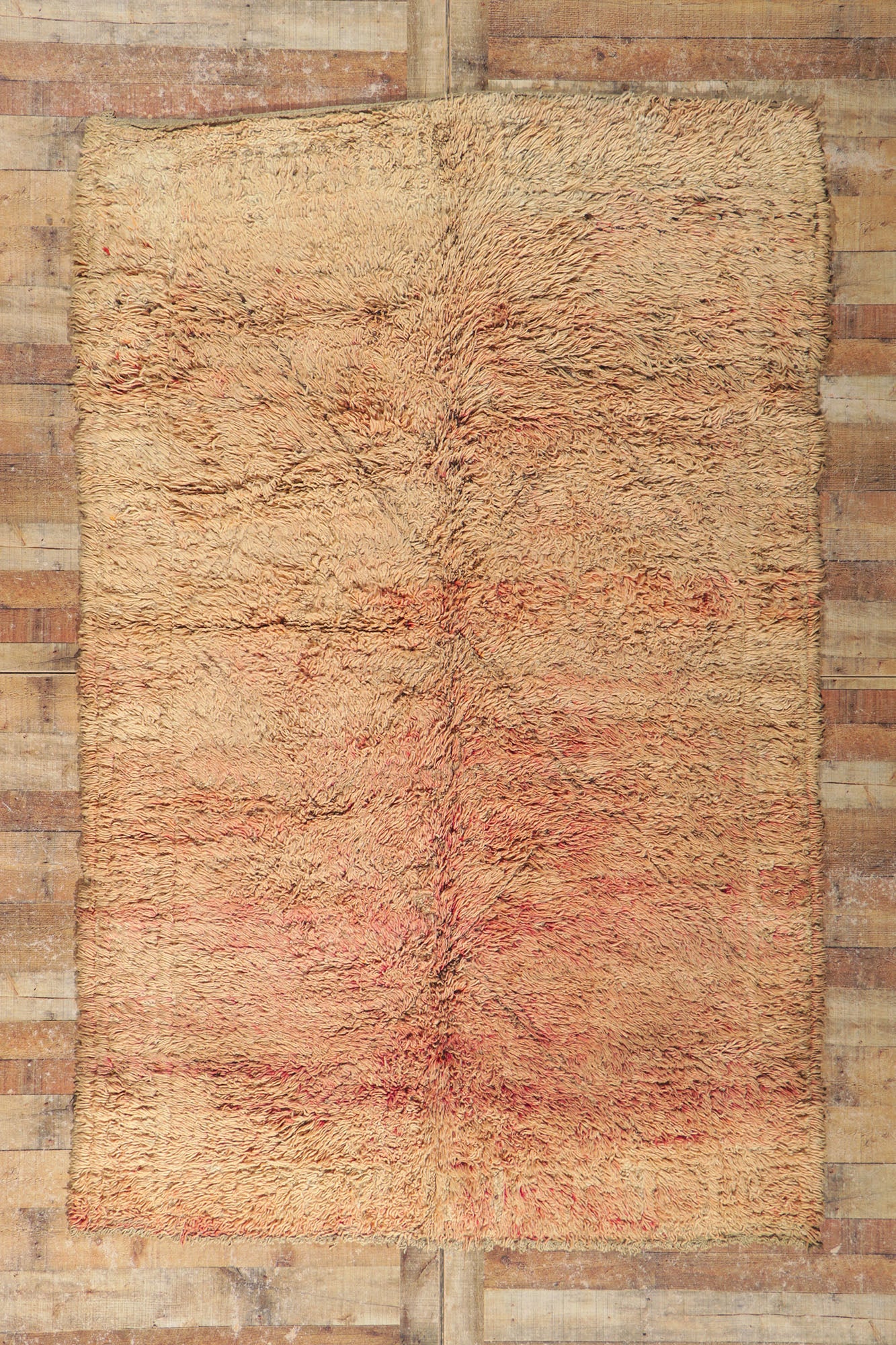 6 x 9 Vintage Pink Beni MGuild Moroccan Rug 21475