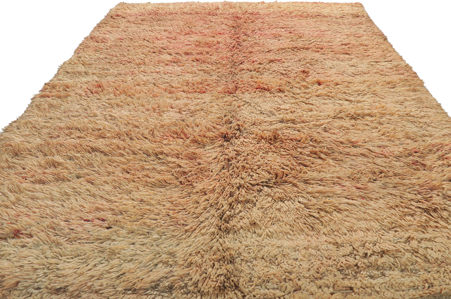 6 x 9 Vintage Pink Beni MGuild Moroccan Rug 21475