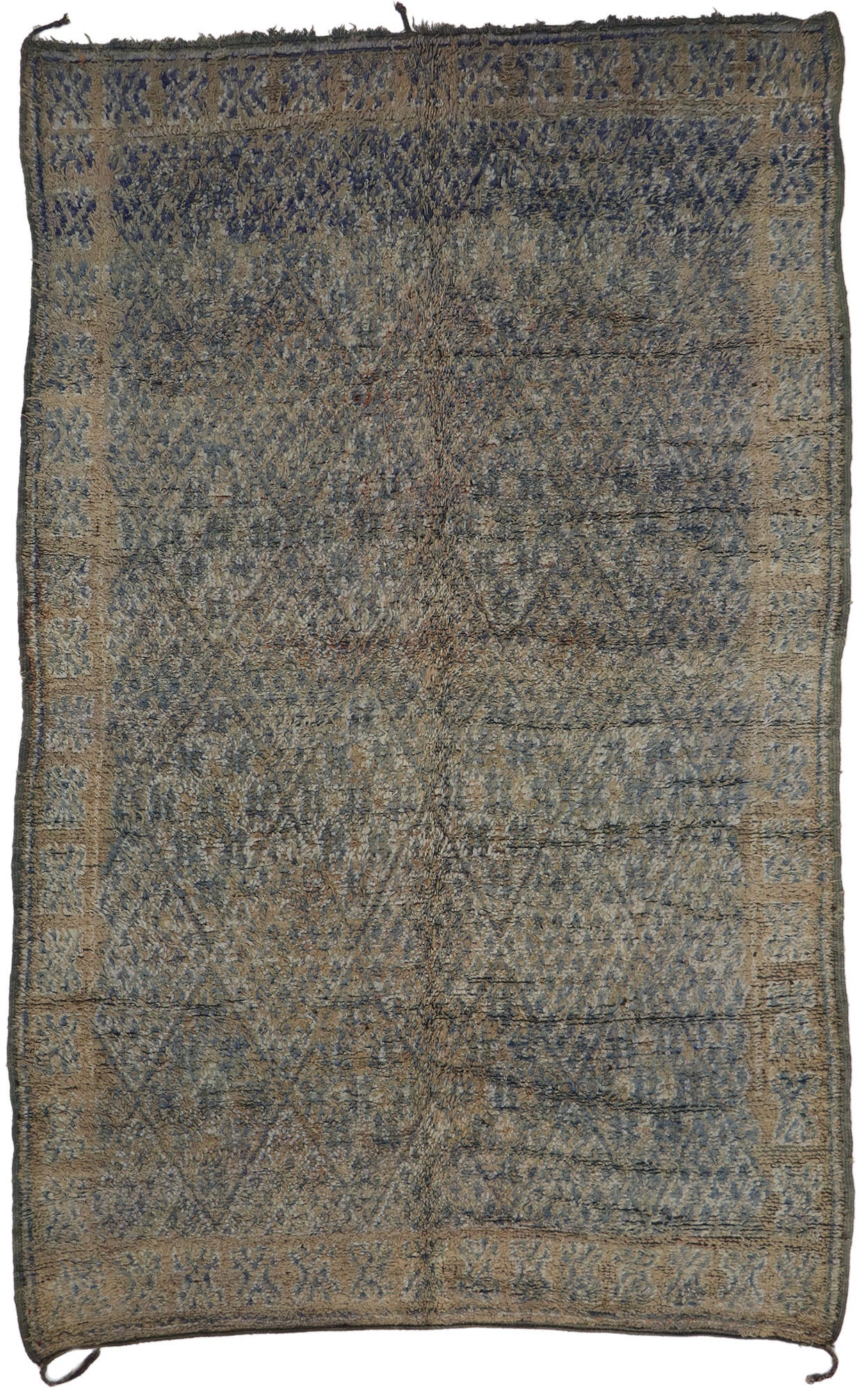 7 x 10 Vintage Beni MGuild Moroccan Rug 21476