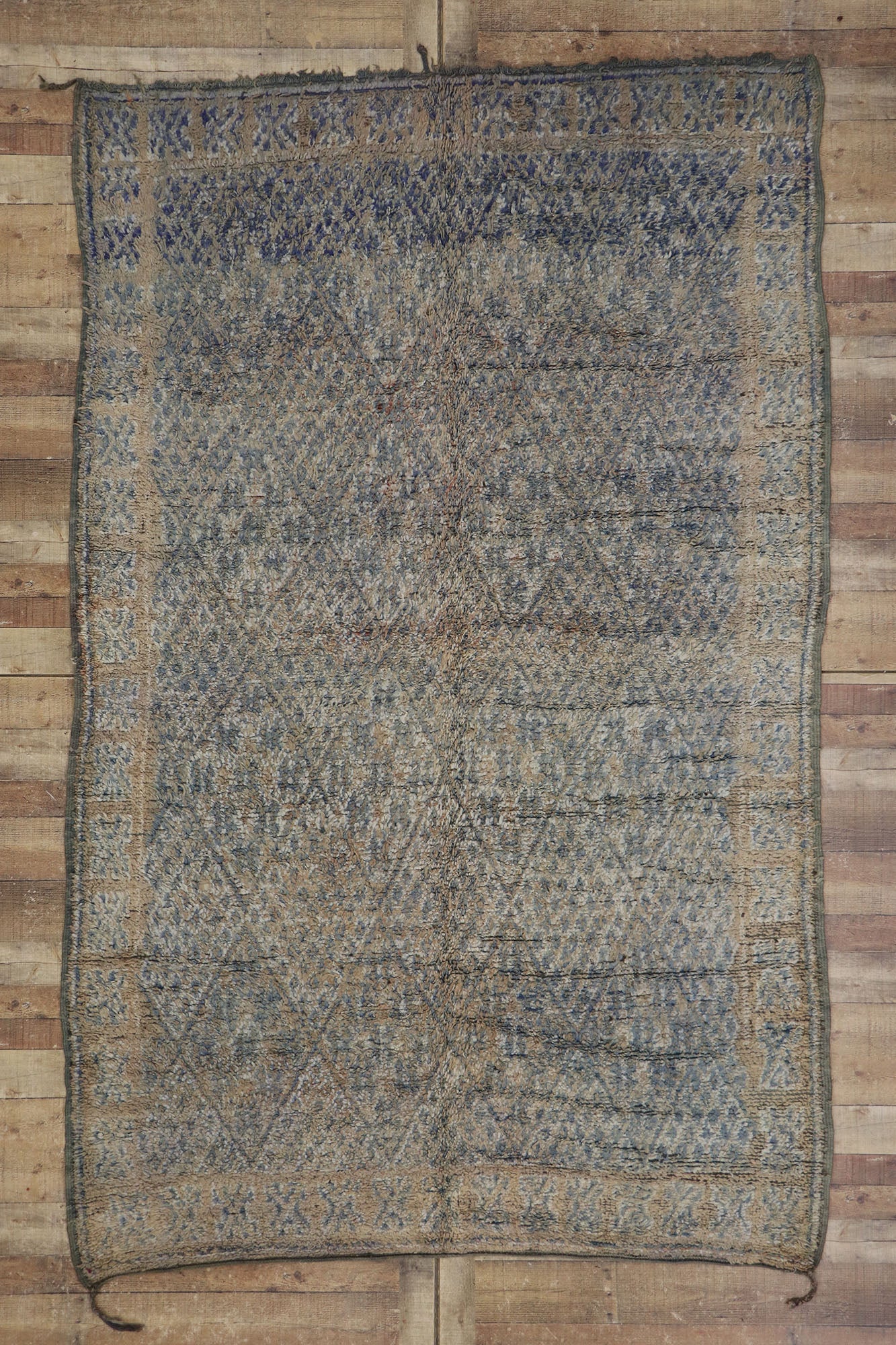 7 x 10 Vintage Beni MGuild Moroccan Rug 21476