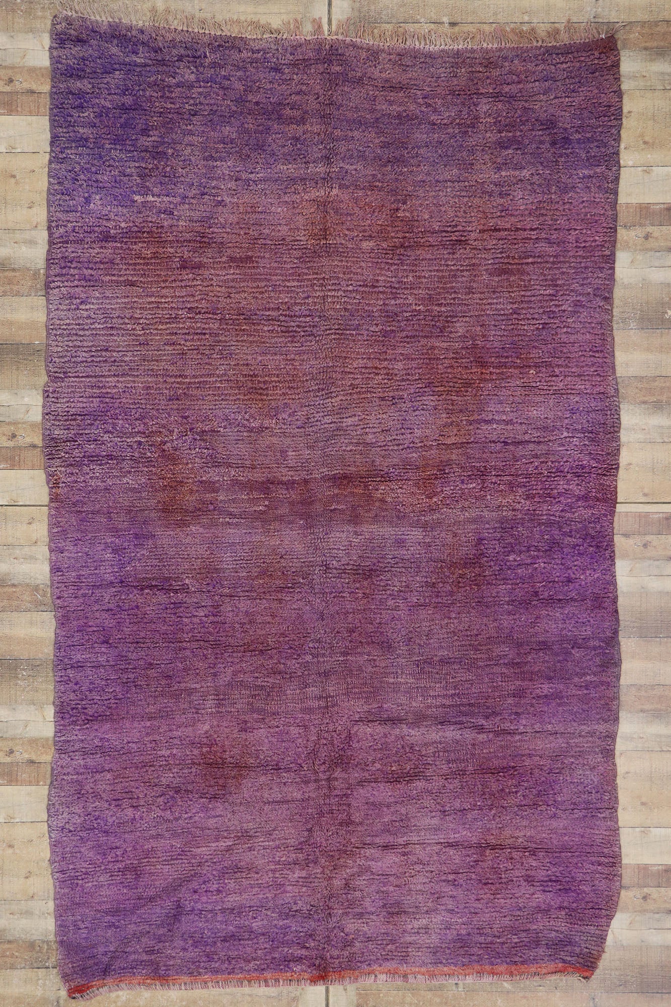 7 x 11 Vintage Purple Moroccan Rug 21478