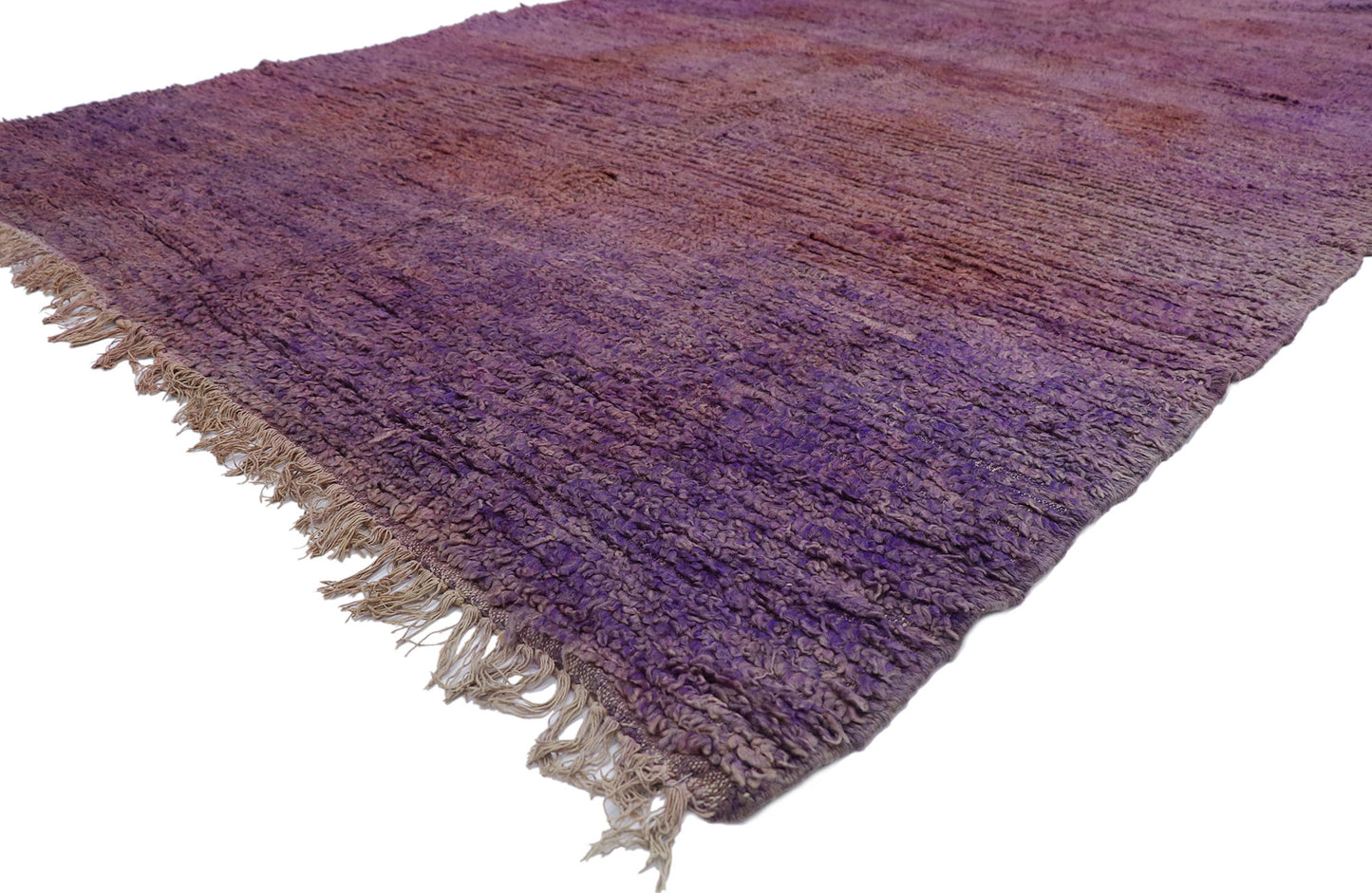 7 x 11 Vintage Purple Moroccan Rug 21478