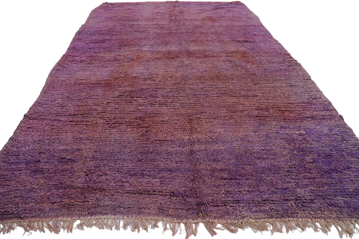 7 x 11 Vintage Purple Moroccan Rug 21478