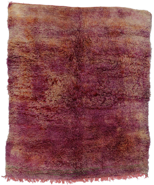 7 x 8 Vintage Beni Mrirt Moroccan Rug 21479