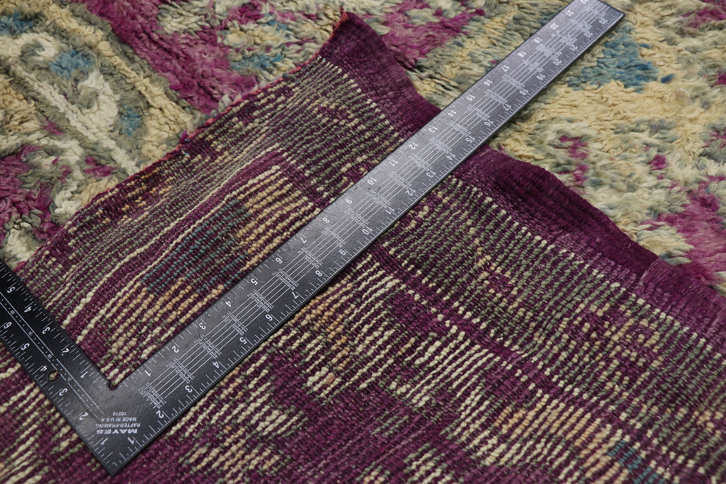 7 x 13 Vintage Purple Moroccan Rug 21480