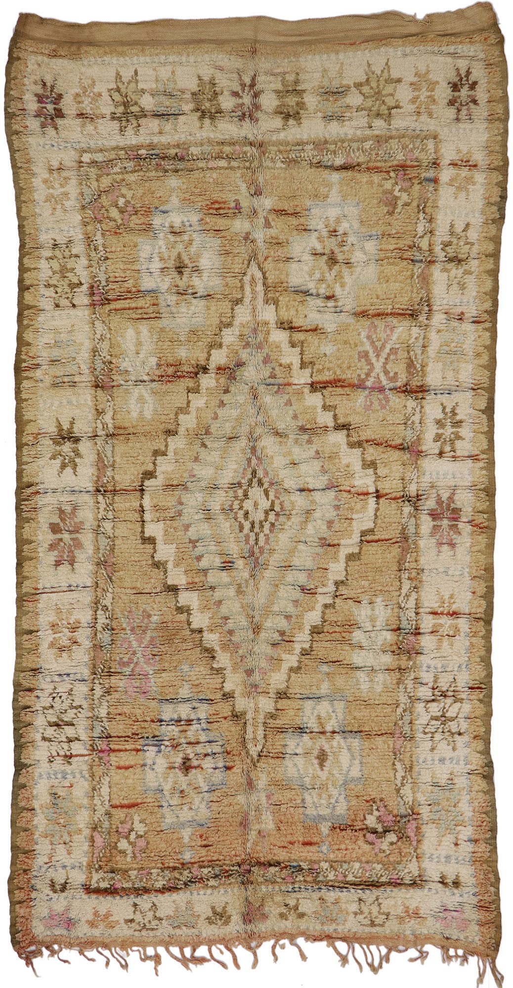 6 x 11 Vintage Boujad Moroccan Rug 21481