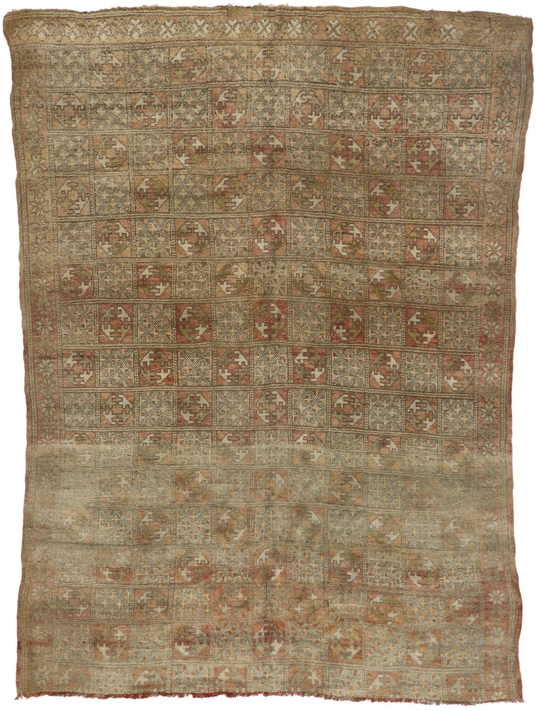 7 x 9 Vintage Boujad Moroccan Rug 21485