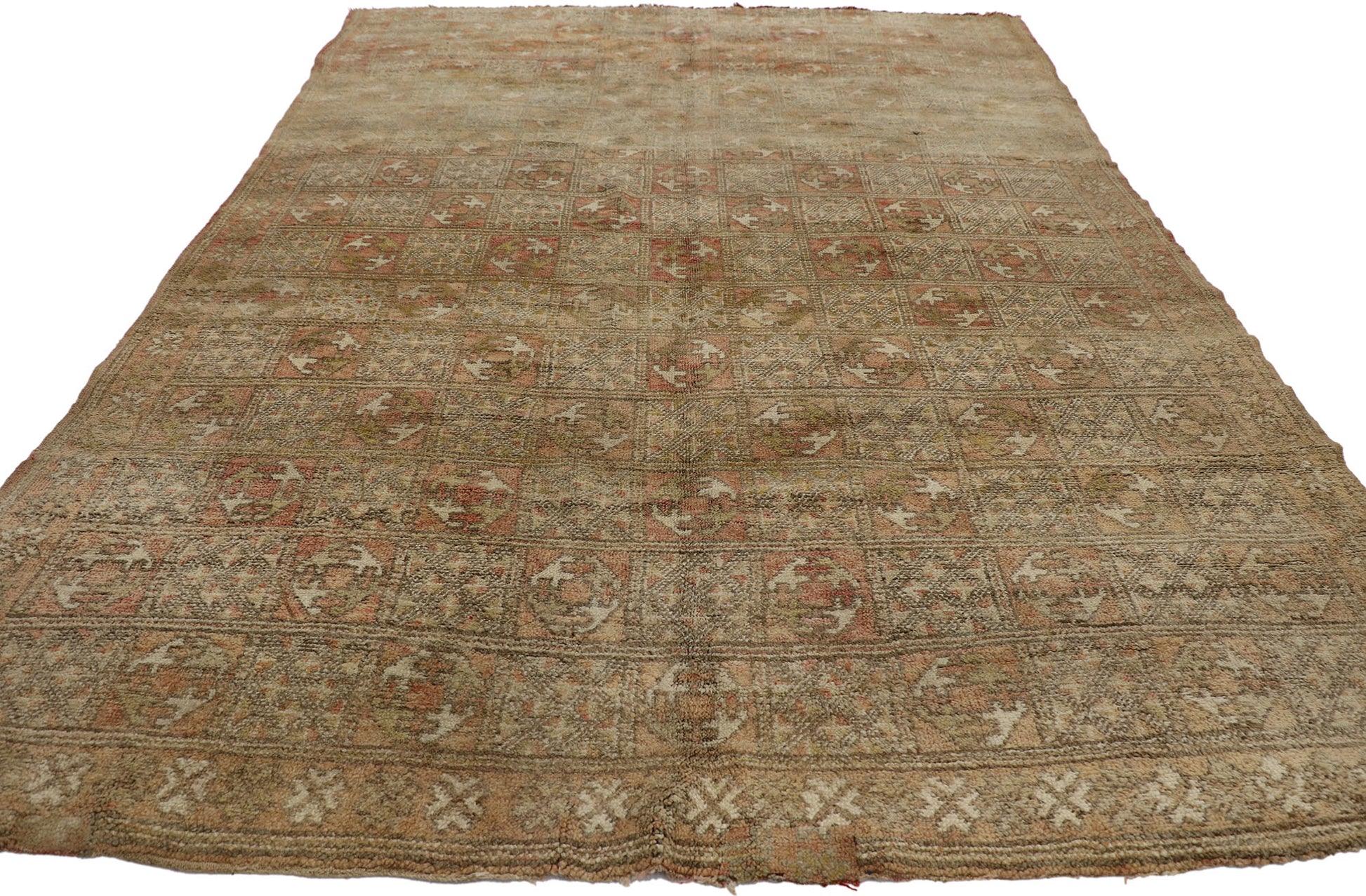 7 x 9 Vintage Boujad Moroccan Rug 21485