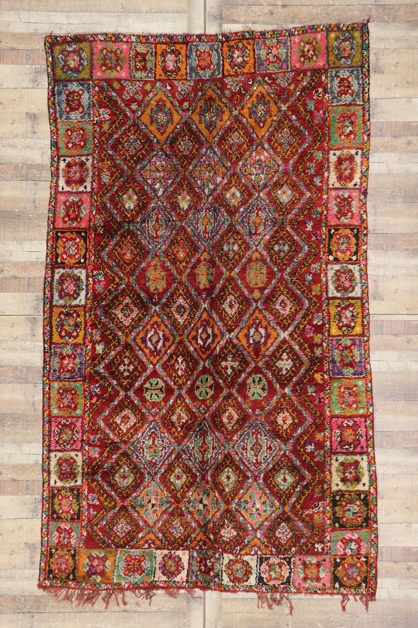 6 x 10 Vintage Beni MGuild Moroccan Rug 21491