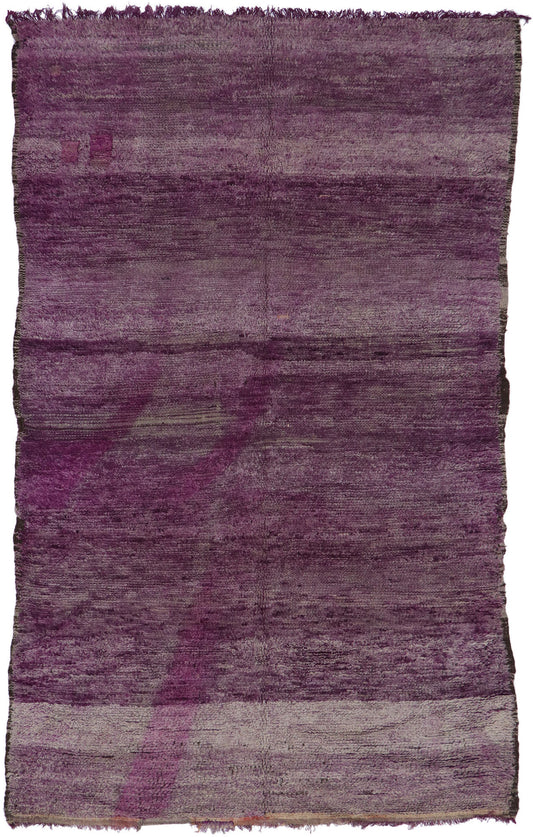 6 x 10 Vintage Purple Moroccan Rug 21492