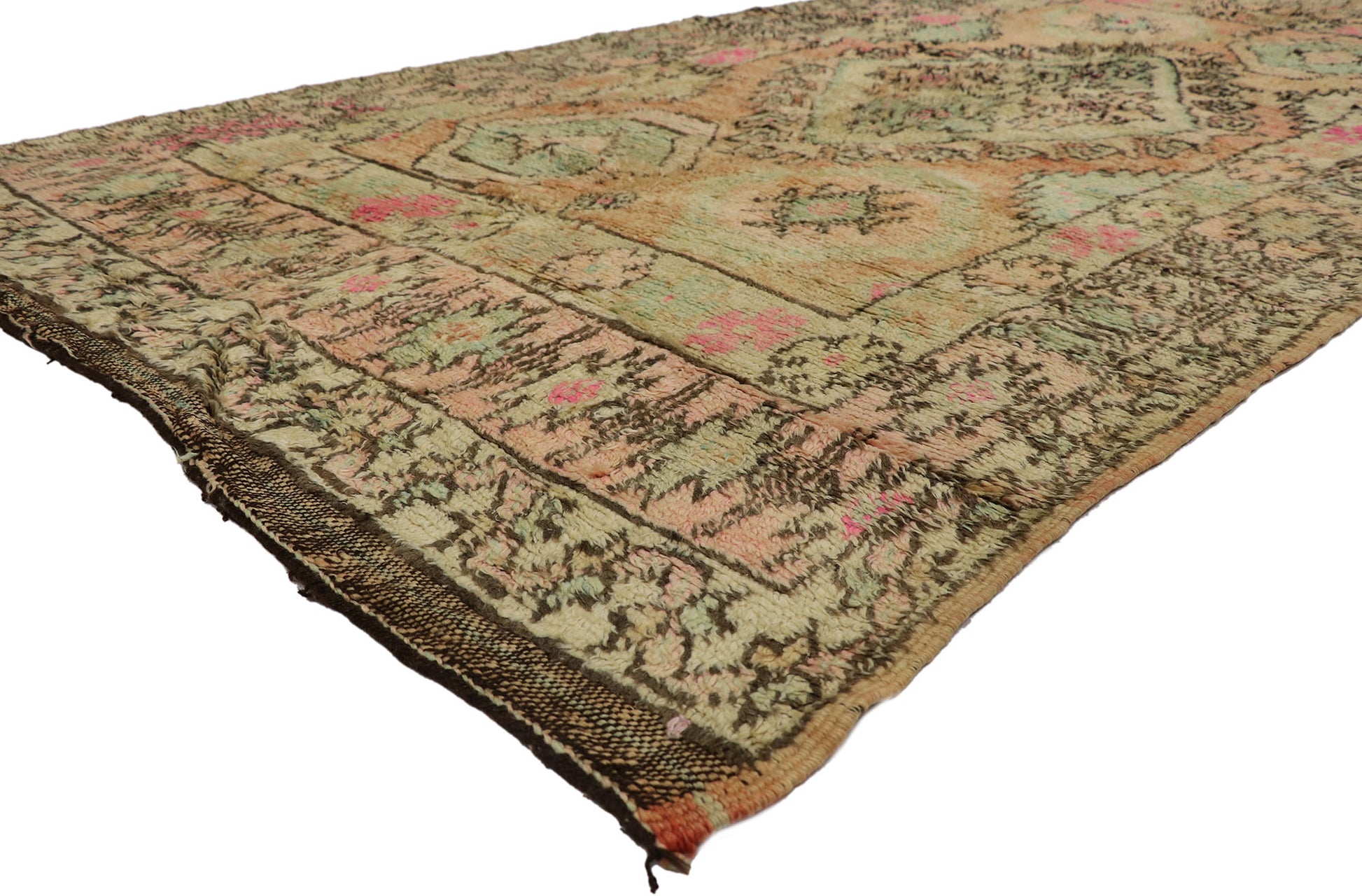 6 x 11 Vintage Boujad Moroccan Rug 21495