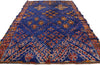 6 x 10 Vintage Blue Beni MGuild Moroccan Rug 21501