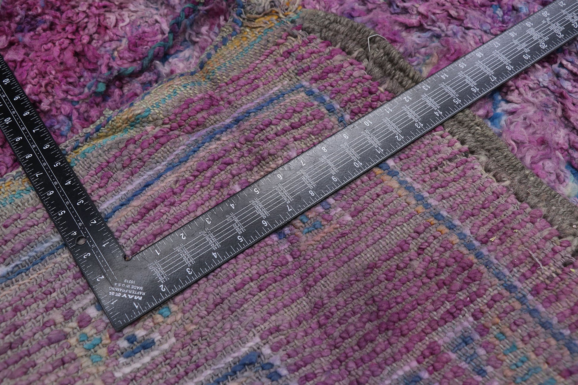 6 x 12 Vintage Purple Moroccan Rug 21503