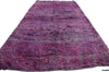 6 x 12 Vintage Purple Moroccan Rug 21503