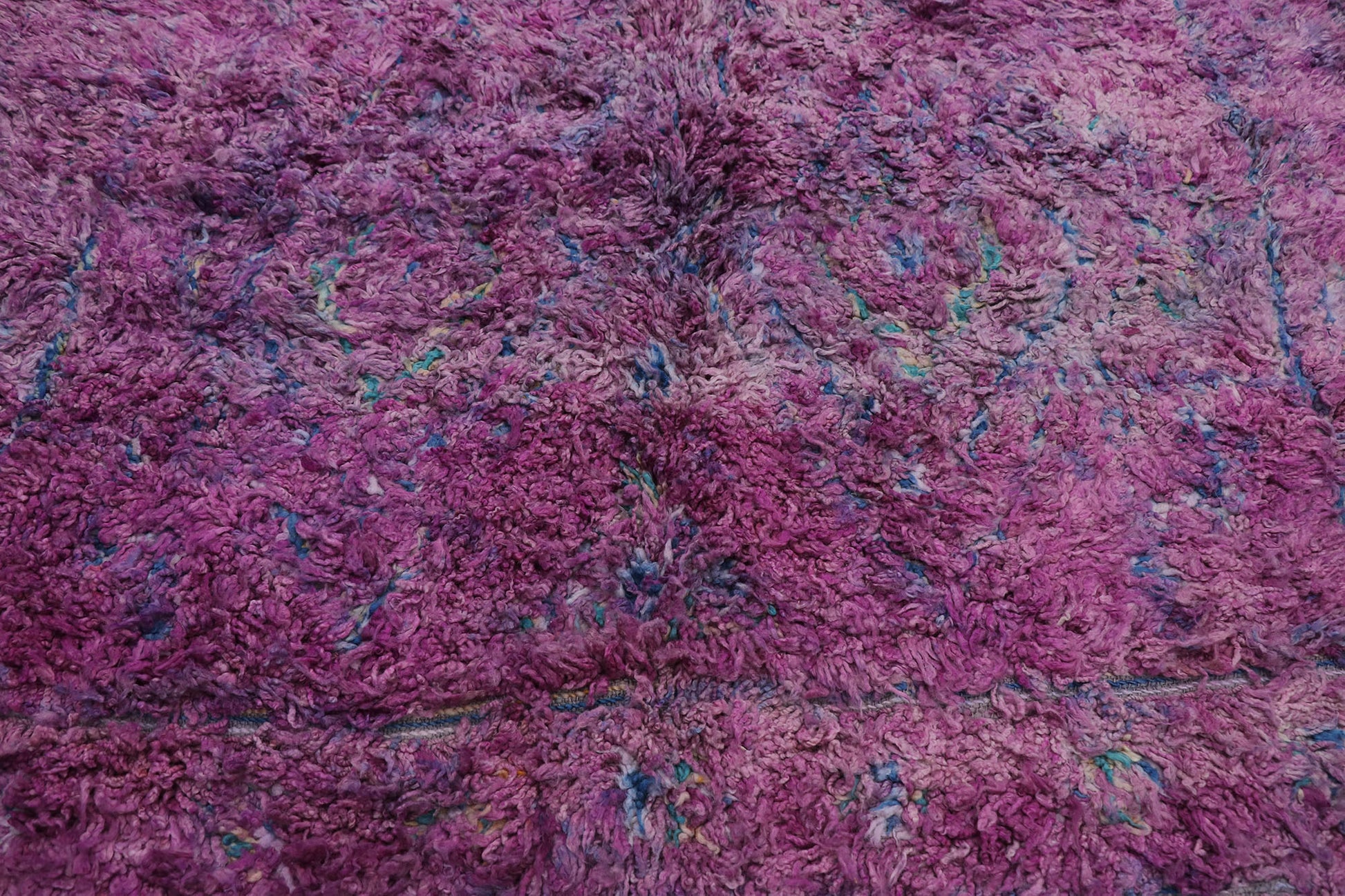 6 x 12 Vintage Purple Moroccan Rug 21503