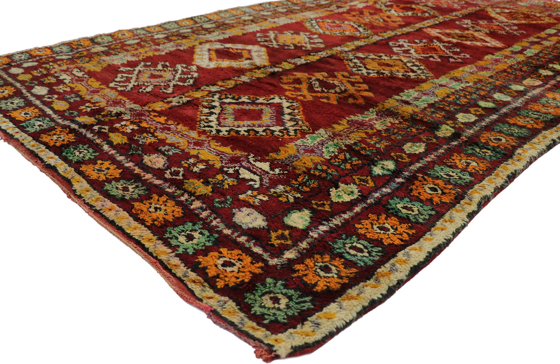 6 x 9 Vintage Beni MGuild Moroccan Rug 21506
