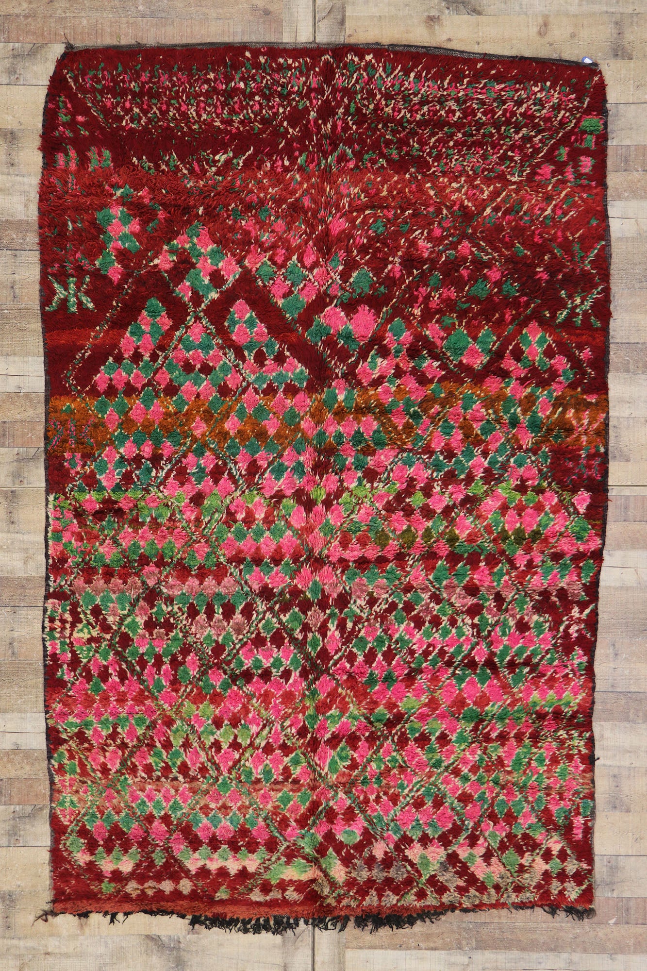 6 x 9 Vintage Beni M'Guild Moroccan Rug 21509