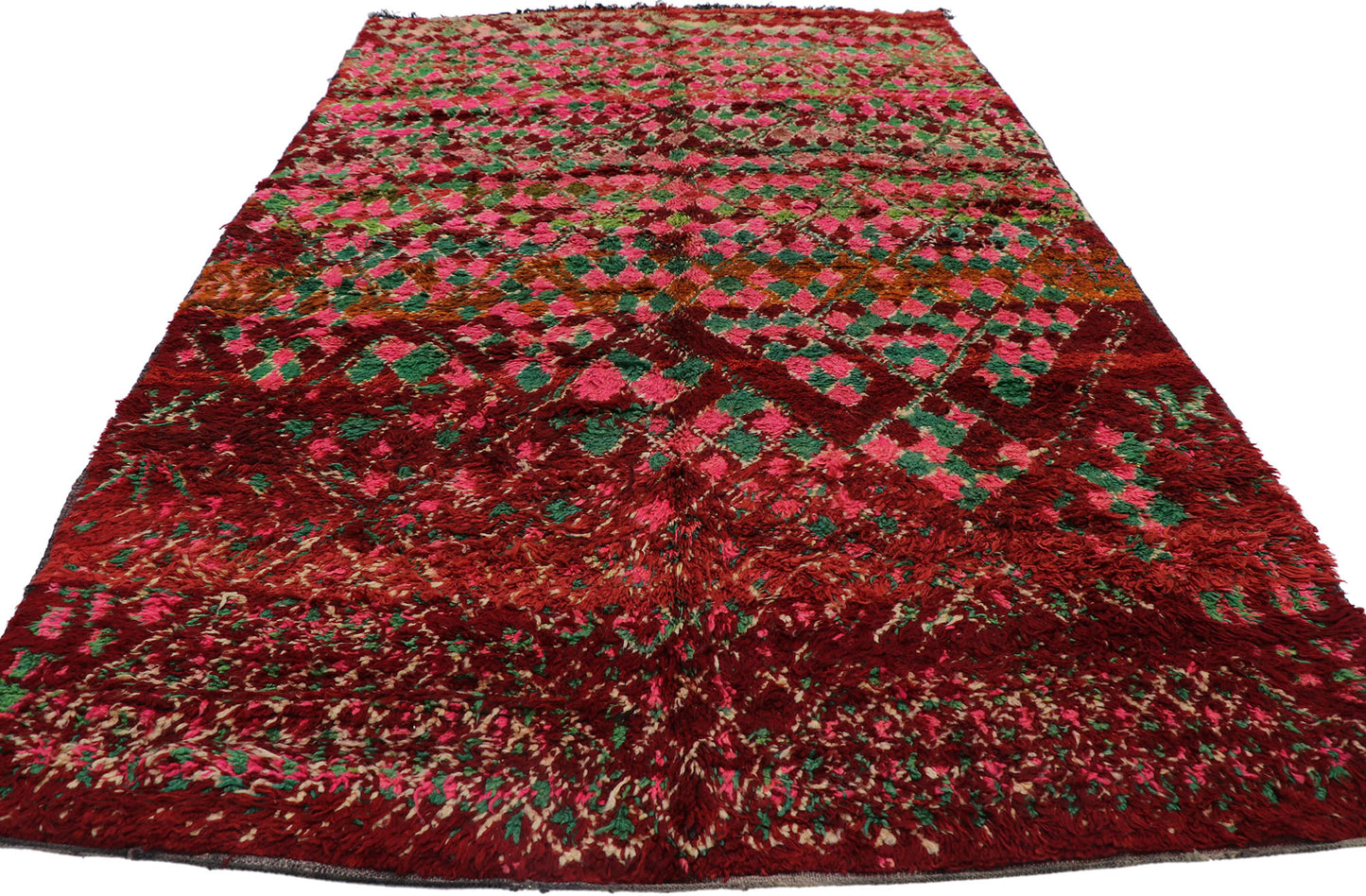 6 x 9 Vintage Beni M'Guild Moroccan Rug 21509