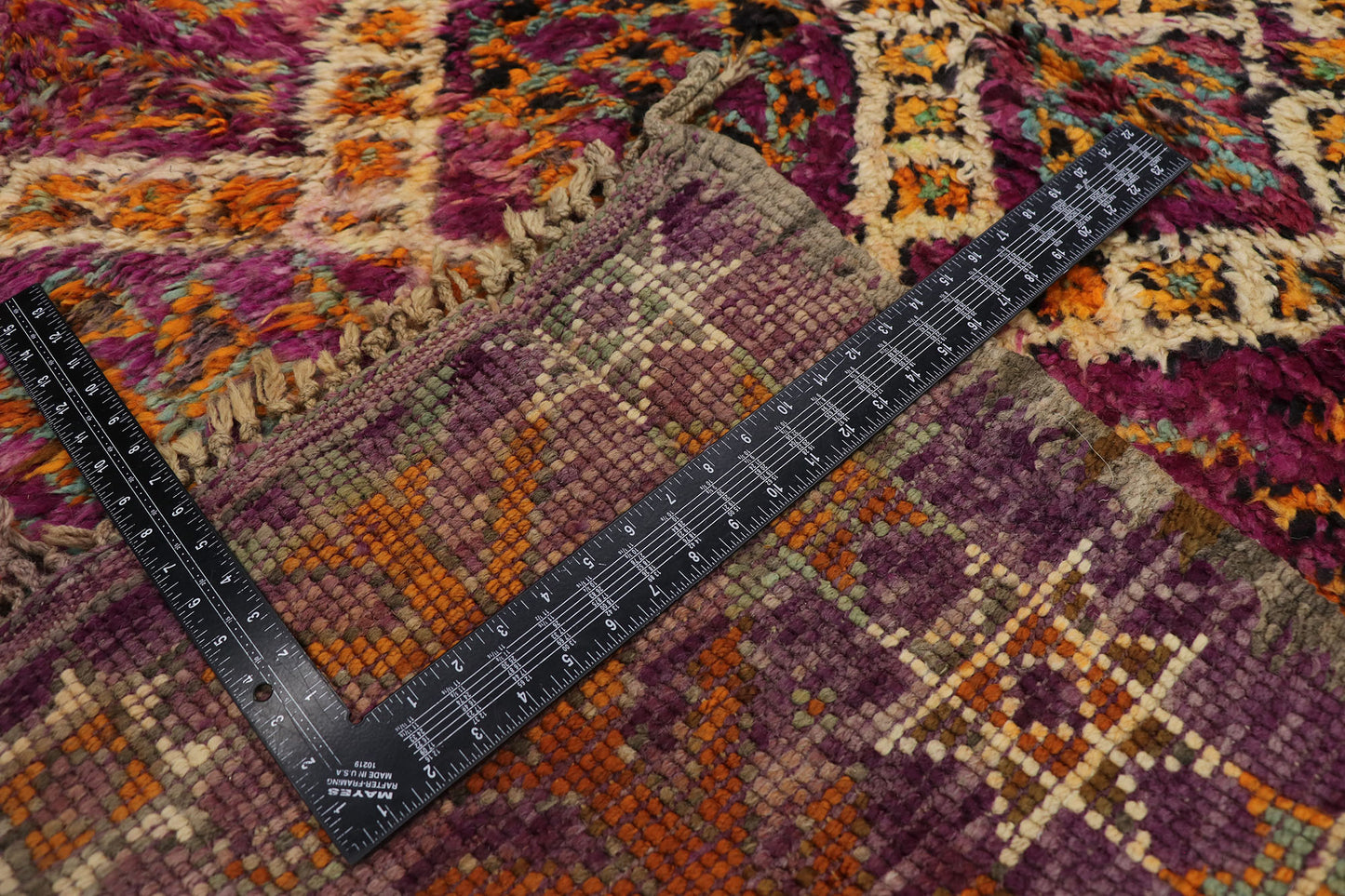 6 x 11 Vintage Purple Beni MGuild Moroccan Rug 21510