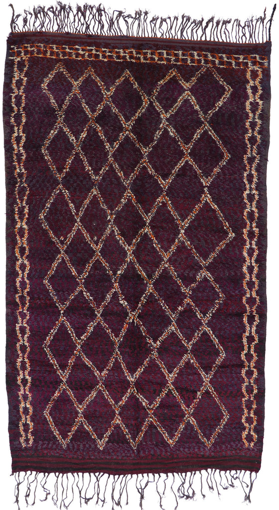 7 x 11 Vintage Beni M'Guild Moroccan Rug 21515
