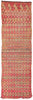 3 x 9 Vintage Moroccan Boucherouite Rag Rug 21520