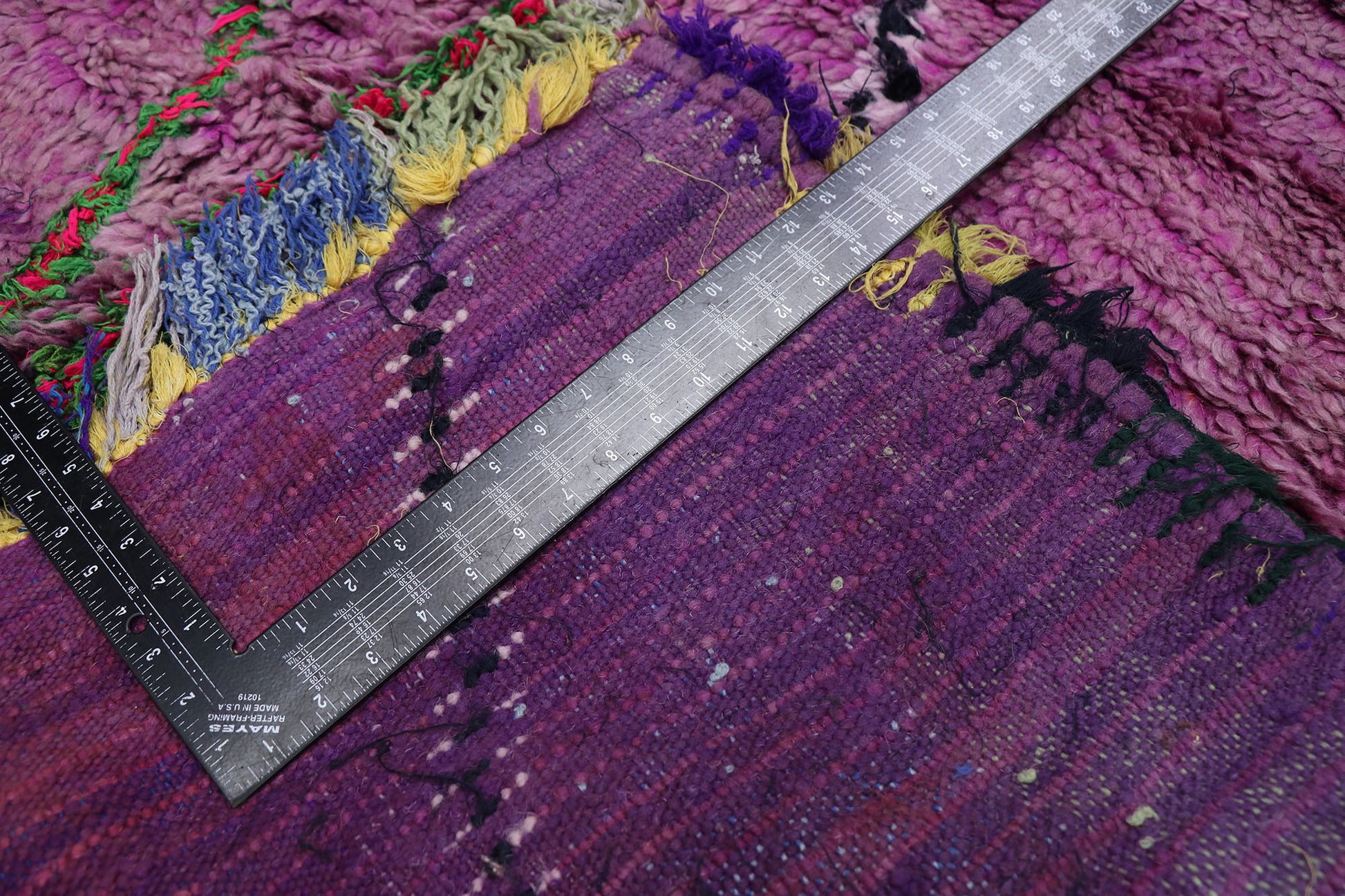 5 x 8 Vintage Purple Moroccan Rug 21521