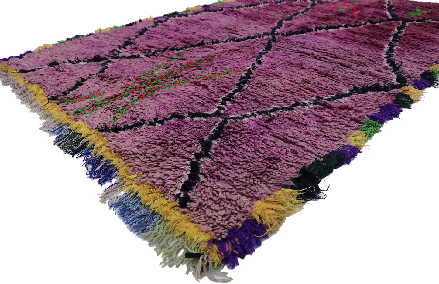 5 x 8 Vintage Purple Moroccan Rug 21521