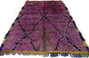 5 x 8 Vintage Purple Moroccan Rug 21521