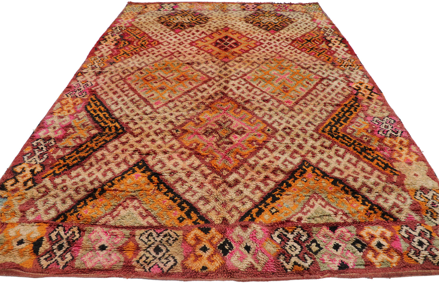 6 x 9 Vintage Moroccan Rug 21522